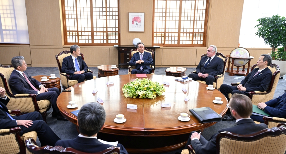 조태열 장관, 한미일 외교차관 합동 접견(10.16.)